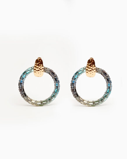 crystal wrap earrings