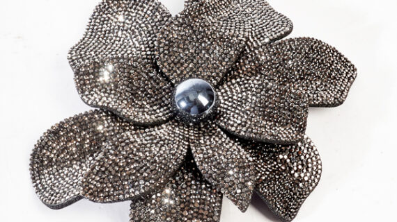 silver bloom brooch