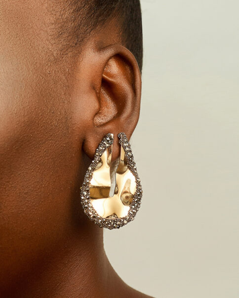 Twinkle drop earringsgold - Image 2