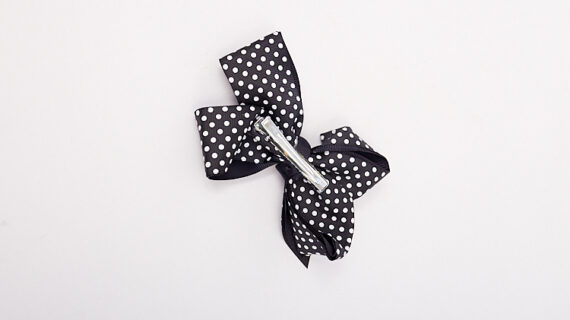 Minnie polkadot hair clip