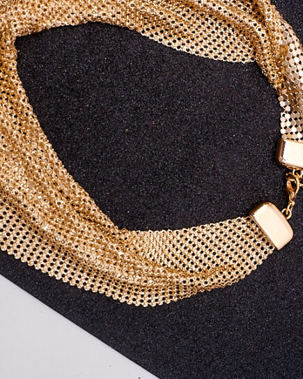 Gold rhinestone cami