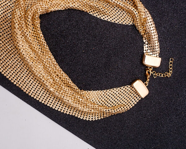 Gold rhinestone cami