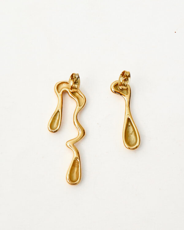 Liquid drop earrings - Image 2