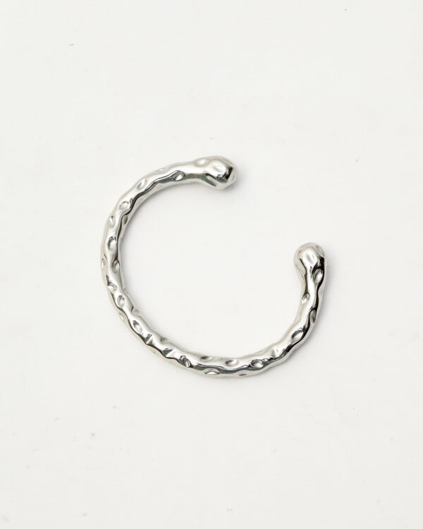 Sculpted gleam cuff silver - Image 2