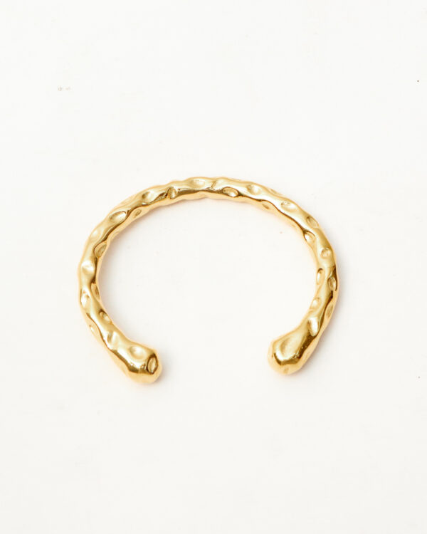 Sculpted gleam cuff gold - Image 2