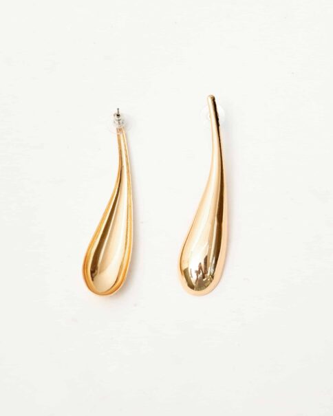 Molten drop earrings