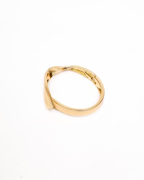 Serpina Gold Bangle - Image 2